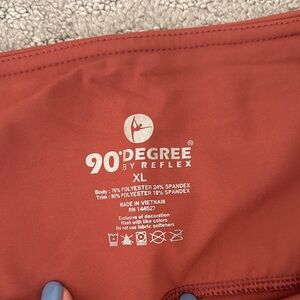 90 Degree By Reflex Rust Leggings